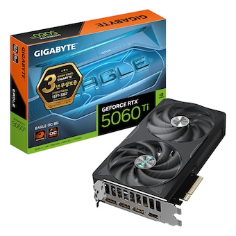 GIGABYTE 지포스 <b>RTX</b> 5060 Ti EAGLE OC D7 8GB 제이씨현