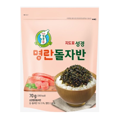 성경식품 지도표성경김 지도표 성경김 명란돌자반 70g (10개)_이미지