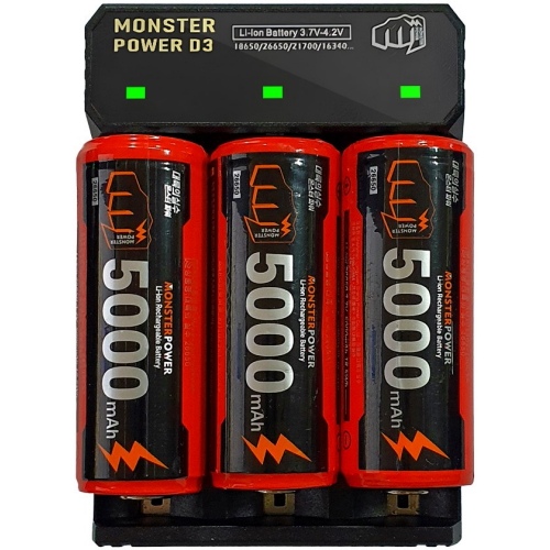 대륙의실수 몬스터파워 3구 배터리 충전기_이미지