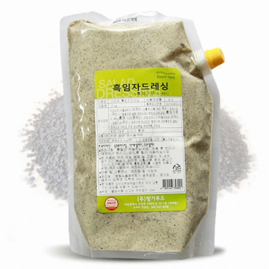 방가푸드 흑임자드레싱 2kg (1개)_이미지