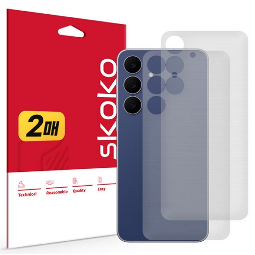 스코코  갤럭시S25 FE 무광 후면 외부보호필름 (후면 2매)