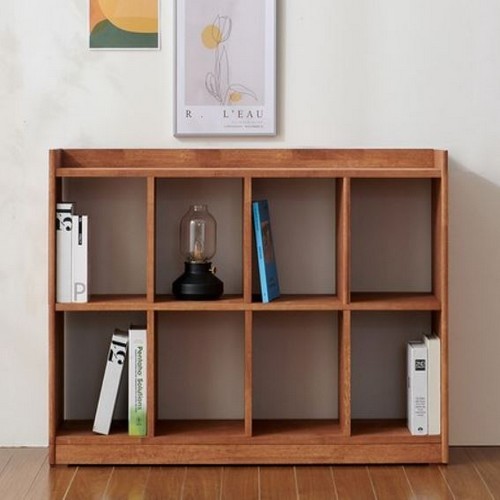 홈인홈  에디터의 서재 원목 베이직 2단 오픈책장 1100 (1개)