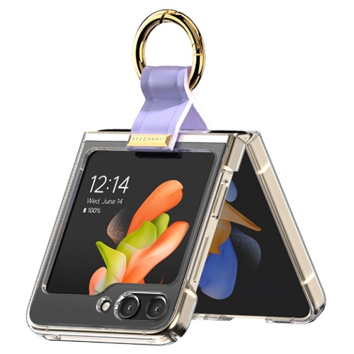 머큐리코퍼레이션 구스페리 갤럭시Z 플립5 클리어 커버 with 링 케이스_이미지