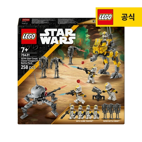 레고 327 스타 코어 클론 트루퍼™ 배틀 팩 (75431) (일반구매)_이미지