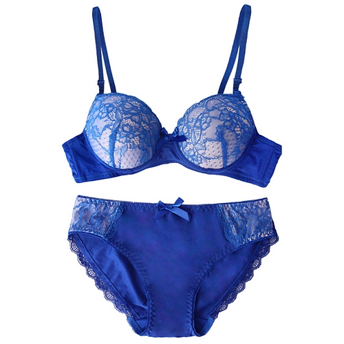 카니발 노와이어 브라 팬티 세트