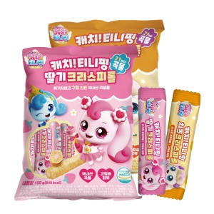 개미식품 캐치티니핑 딸기맛 크리스피롤 150g (1개)_이미지