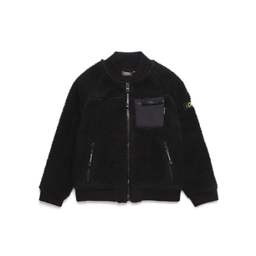 내셔널지오그래픽 키즈 N194KFT940 윌소니 플리스 집업 CARBON BLACK