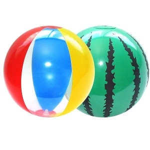 [불명] 삼색 비치볼 물놀이 장난감 어린이선물 탱탱볼 스폰지