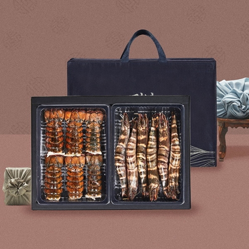 자연맛남 추석 랍스터테일/킹타이거새우 선물세트 테일6미/킹타이거6-8미/트레이/부직포이미지입니다. 누르면 해당 게시물로 새창이동합니다.