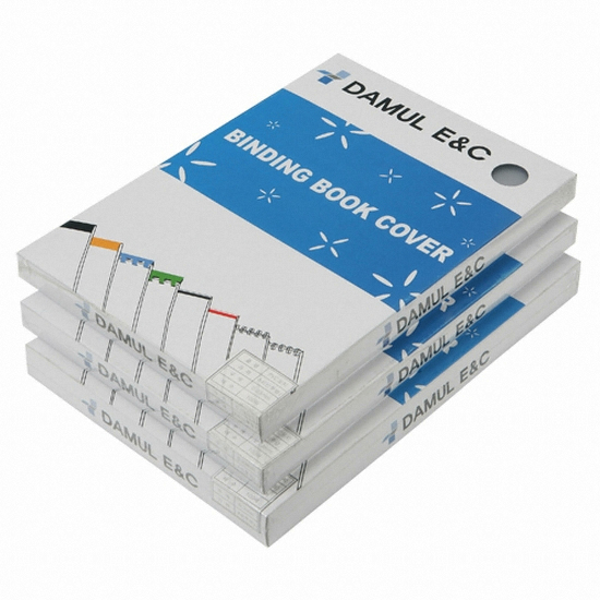 다물이엔씨 PVC 제본표지 A4 0.2mm 반투명 (100매)_이미지