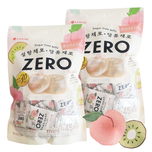 롯데제과 제로 후르츠 젤리 630g [2개]