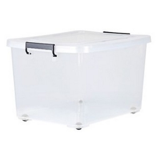 하우스레시피 이동식 투명 리빙박스 120L (2개)_이미지