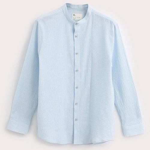 행텐 씨써커 차이나넥 셔츠 10270-020-405-89