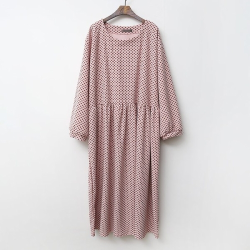 아이우먼 십자패턴셔링골덴원피스 GRQ059M310 빅사이즈_이미지