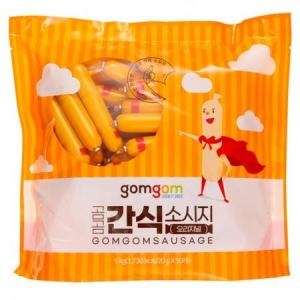 곰곰 간식 소시지 오리지널 50개입 1kg (1개)_이미지