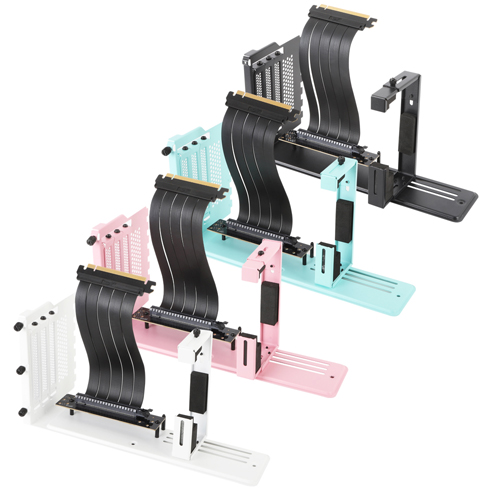 darkFlash VB-X 4.0 라이저 케이블 지지대 KIT 215mm (핑크)_이미지