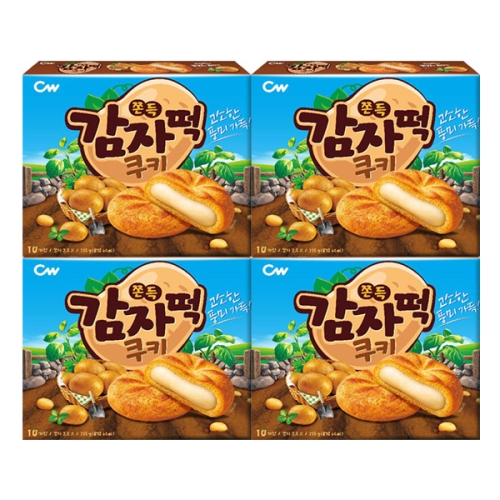 청우식품 쫀득 감자떡 쿠키 215g