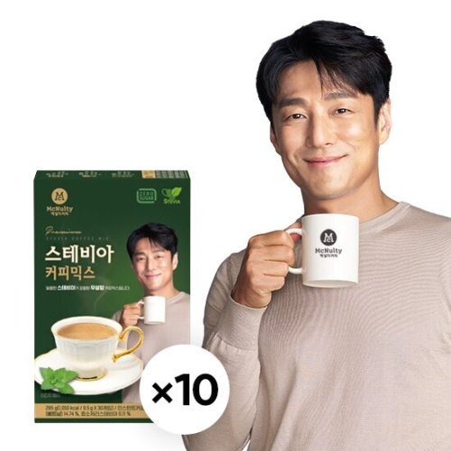 맥널티 스테비아 커피믹스 30개입 (10개)_이미지