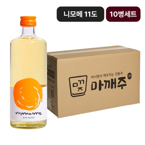 제주샘주 니모메 11도 375ml (10개)_이미지