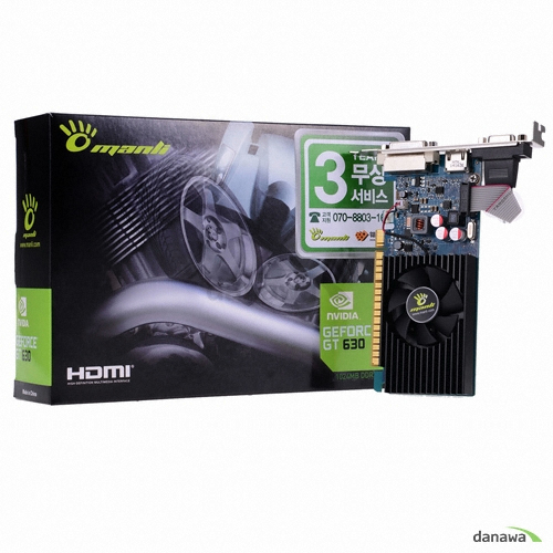 MANLI 지포스 GT630 Mini Cool D3 1GB LP_이미지