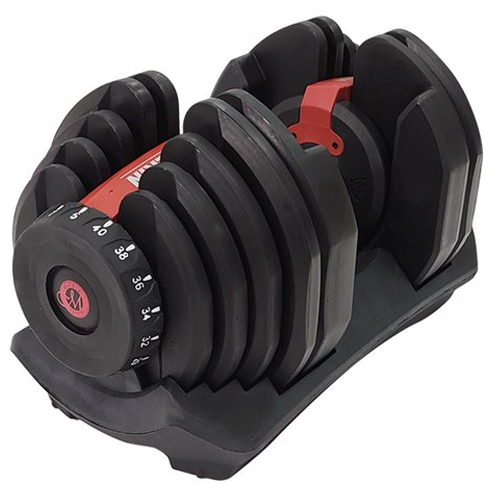 멜킨스포츠 17단계 무게조절 덤벨 (40kg, 1개)_이미지
