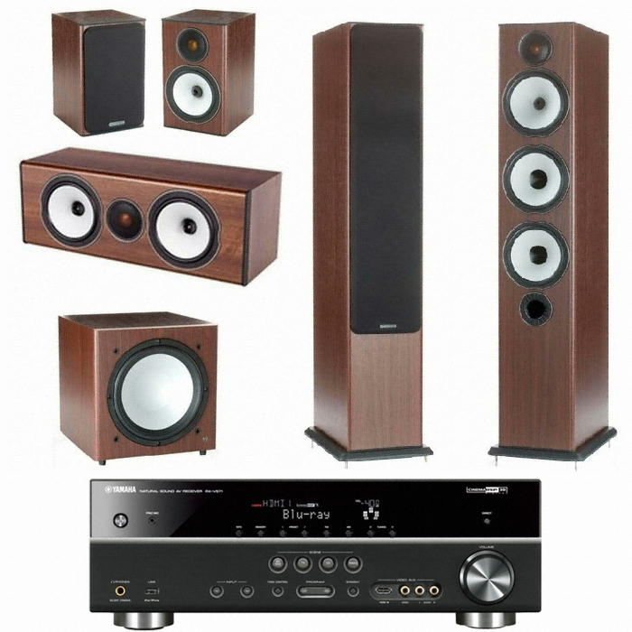 모니터오디오 Bronze BX6 5.1채널 + 야마하 AV리시버 (RX-V571, BX1, BXW10)_이미지