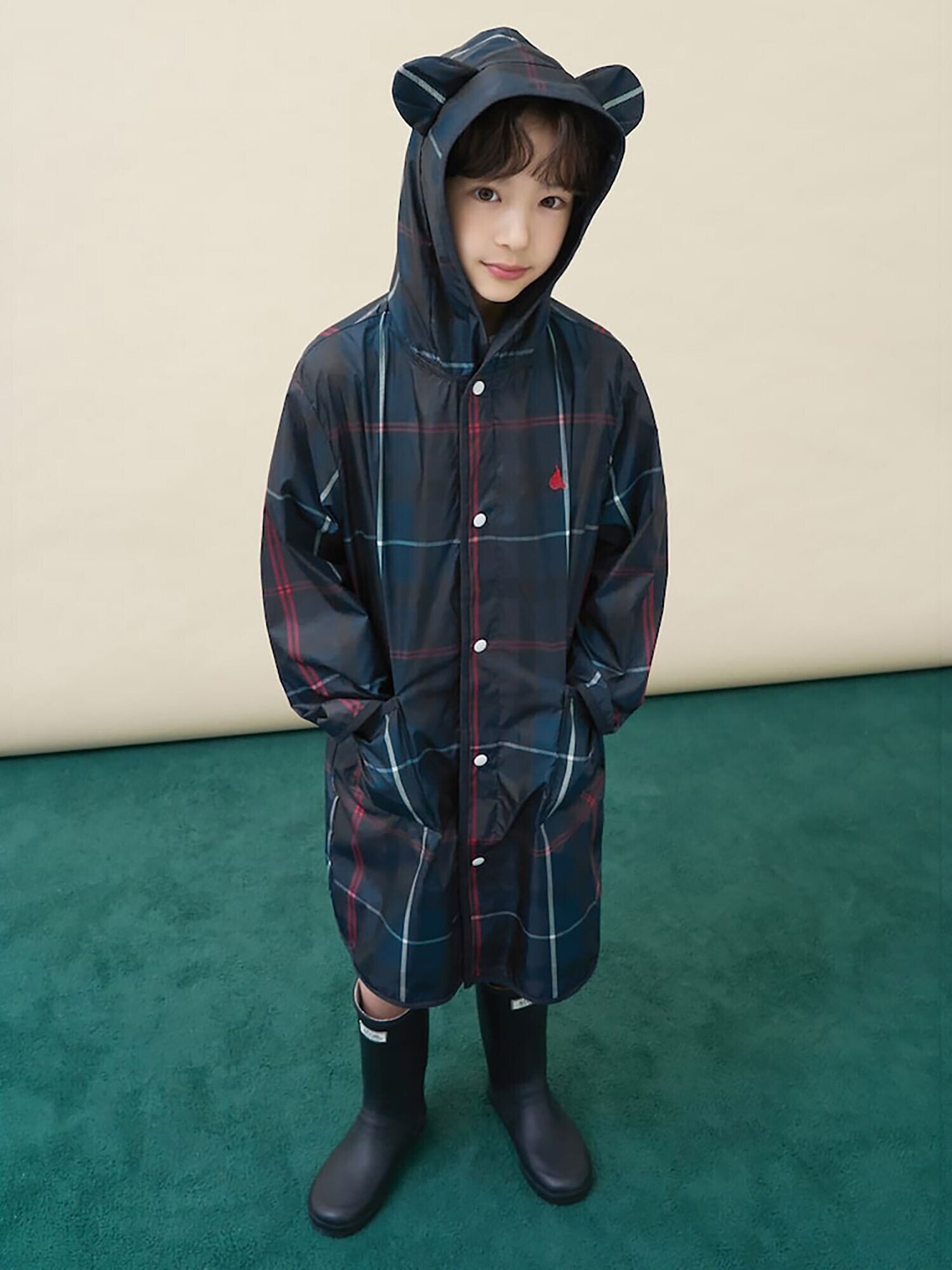 키즈 귀달이 우비 그린 BI6639U01M