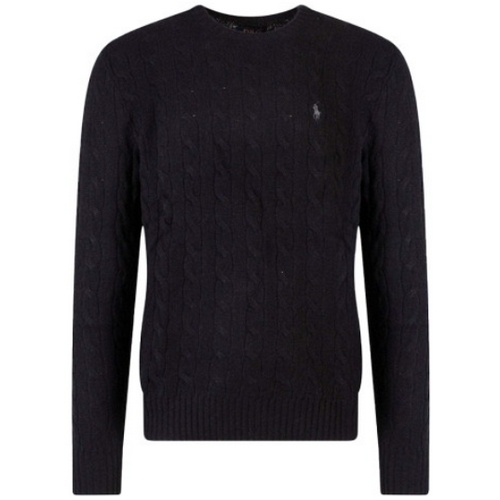 랄프로렌 폴로 케이블 니트 스웨터 710876762 (001, 블랙)