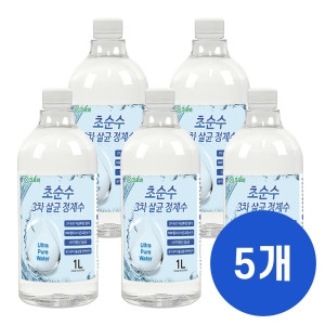  크로바 초순수 3차 살균 정제수 1L [5개]