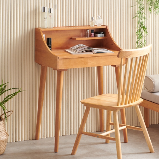 잉글랜더 클래시 원목 콘솔 의자포함 화장대 세트 660_이미지