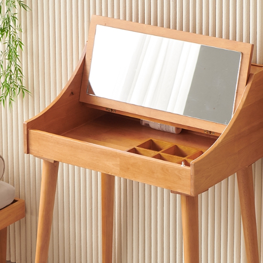 잉글랜더 클래시 원목 콘솔 의자포함 화장대 세트 660_이미지