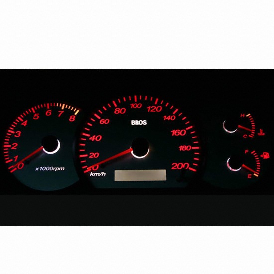 브로스 와인레드 계기판 (카니발1)_이미지