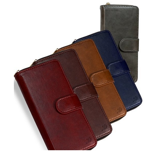 아이콘팜 갤럭시노트20 울트라 아젠다스 솔리드 지퍼지갑 케이스