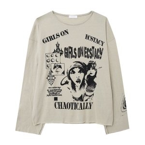 리빌모아 남녀공용 린넨쭉티 긴팔 티셔츠 긴팔티 DS2-TSA-Q016-카키