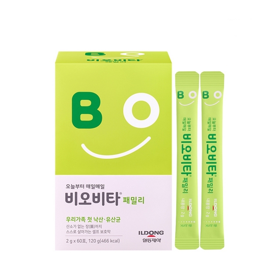 일동제약 비오비타 패밀리 2g 60포이미지입니다. 누르면 해당 게시물로 새창이동합니다.