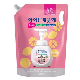 아이깨끗해 레몬 항균 폼 핸드 솝 1800ml