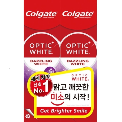 콜게이트 옵틱화이트 다즐링 민트 치약 100g (1개)