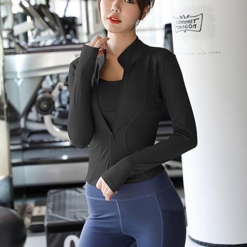 ONM 여성 겨울 기모 헬스 운동복 요가 필라테스 집업 S11328597