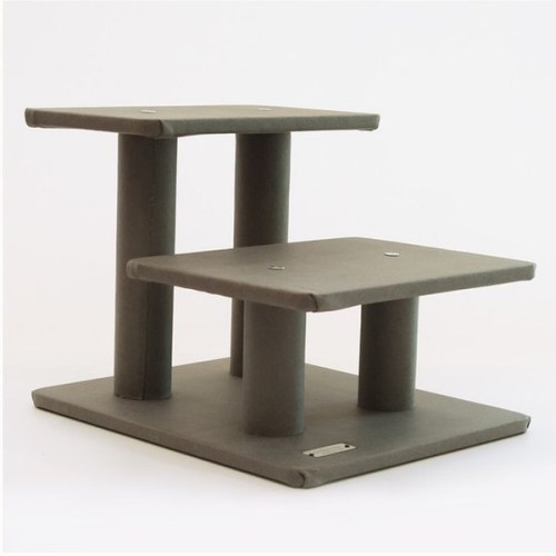 펫토리아 한탭뚝딱 방수원단 강아지계단 사각 다크그레이