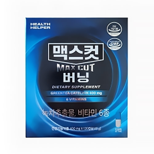 헬스헬퍼 맥스컷 버닝 400mg 120캡슐 (6개)_이미지