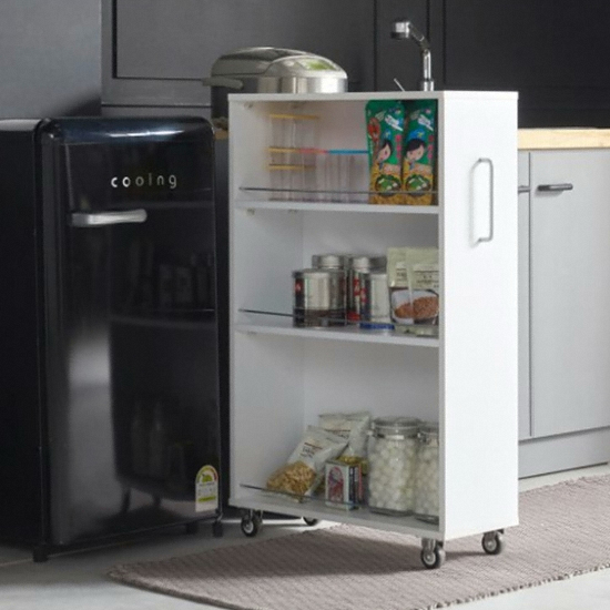 엣지퍼니처  인서트 240 미니 슬라이딩 틈새수납장