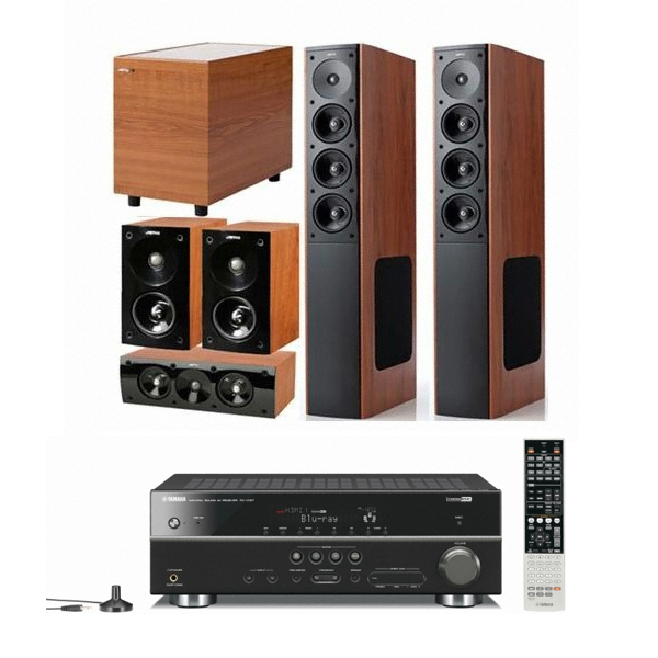 야모 S608 5.1채널 + 야마하 AV리시버 (RX-V567)_이미지