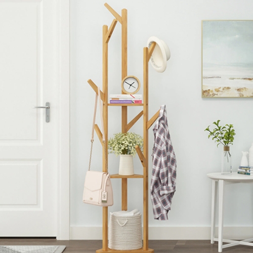 착한노력 대나무 스탠드 트리플 옷걸이
