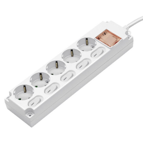 5구 16A 메인 개별스위치 멀티탭