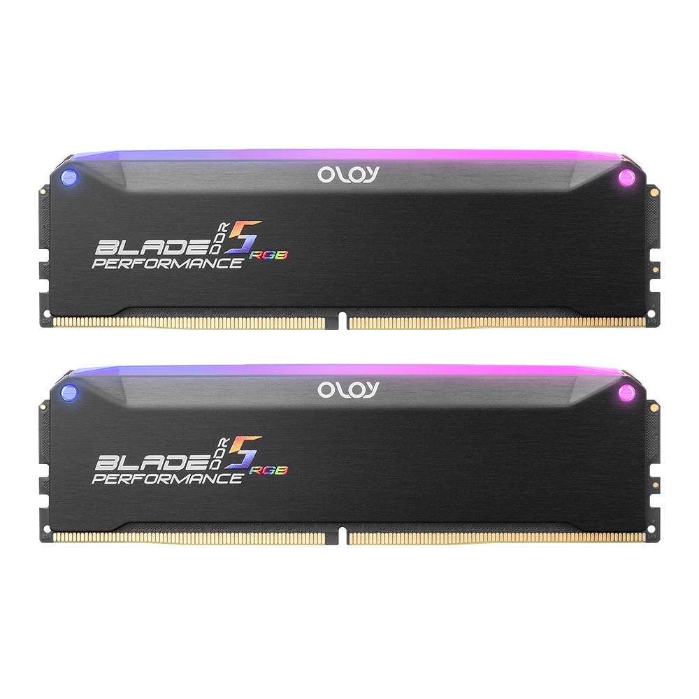 OLOy DDR5-5600 CL36 BLADE RGB Black 패키지 올로코리아 (16GB(8Gx2))_이미지