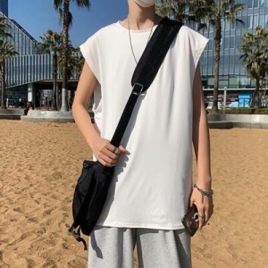  시어서커 엄지척 남성 민소매 반티 메쉬반팔 쿨티 로카티반팔 _20430546_667501 667501_20430546_667501