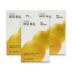 바이트랩 먼슬리픽 비오효소 3g 15포 (3개)_이미지