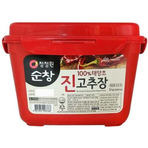 대상 청정원 순창 100% 태양초 진고추장 5kg (2개)