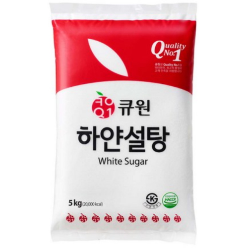 큐원 하얀설탕 5kg(1개)