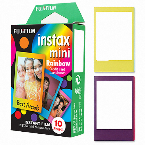 후지필름 INSTAX 미니필름 레인보우 [10매]